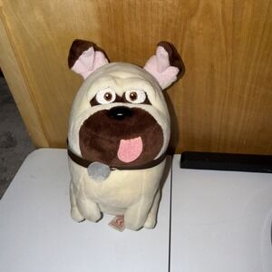 Ty Secret Life of Pets Mel Dog Plush Small 6" Stuffed Animal Pug 2016